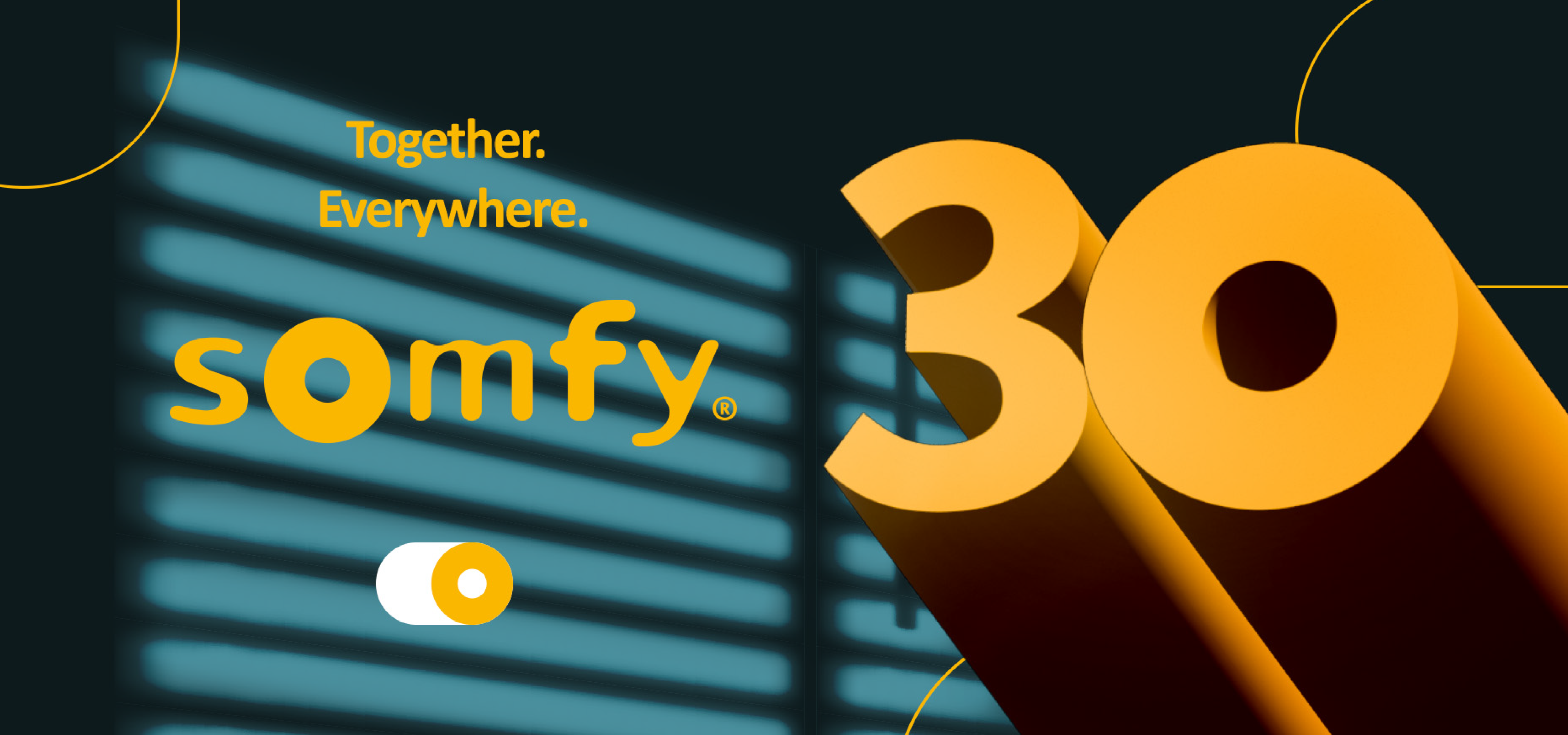 Somfy 30 lat - Together. Everywhere.